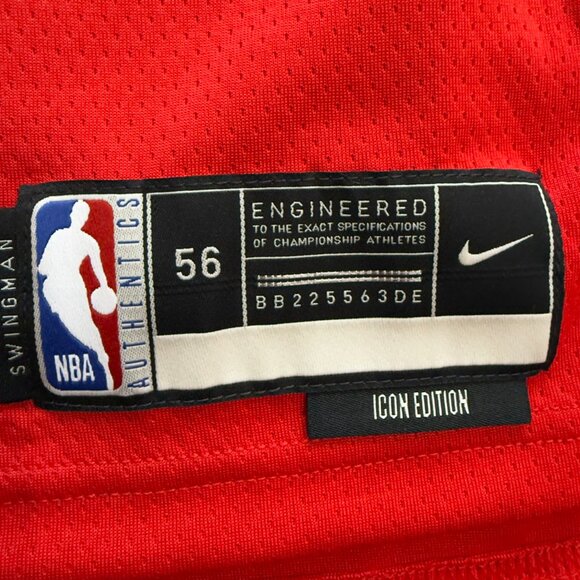 Houston Rockets Nike Swingman Jalen Green #4 Icon Edition Jersey – Size XXL (56) - Picture 6 of 14